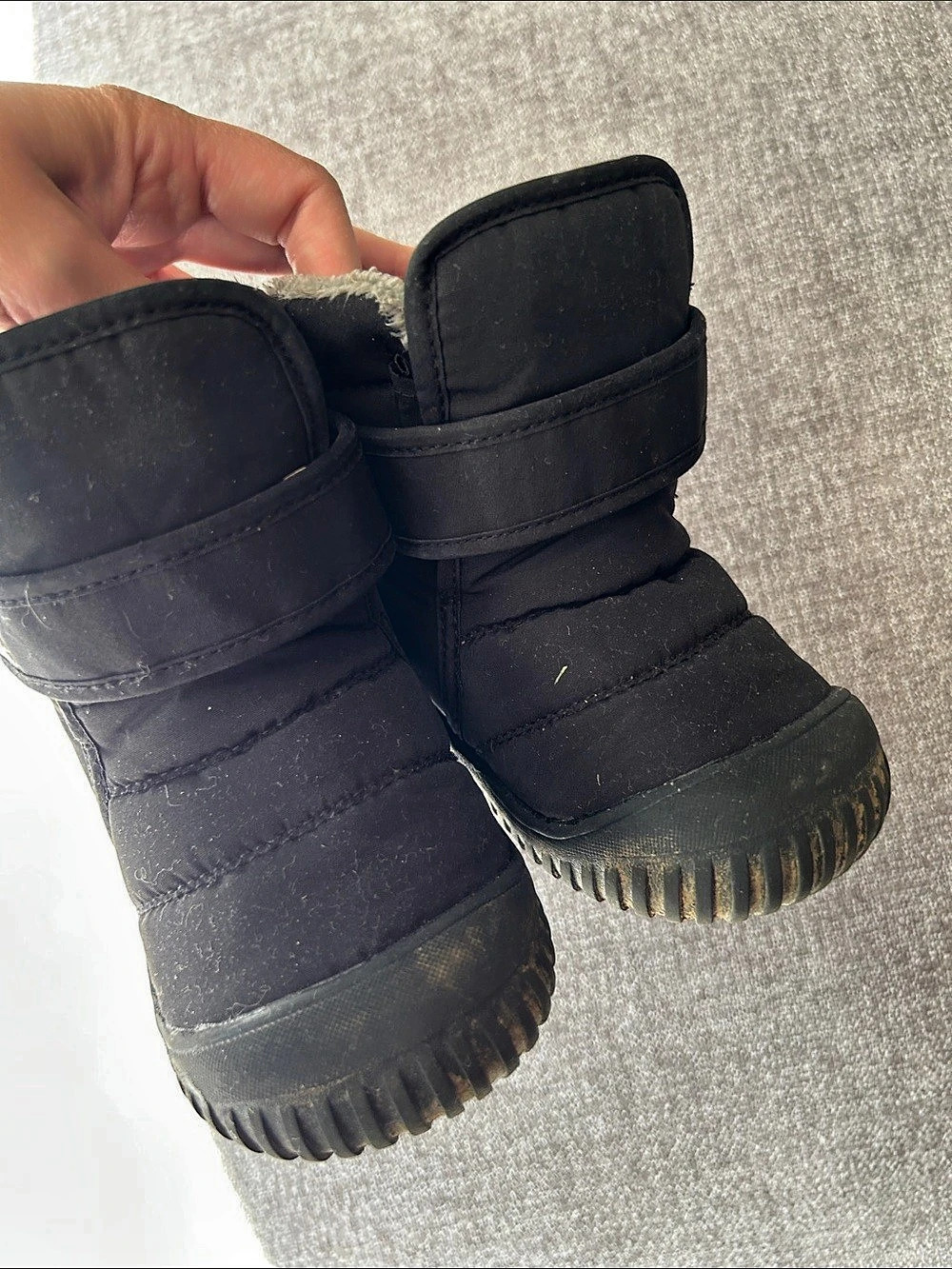 Jan & Jul Kids Black Winter Boots